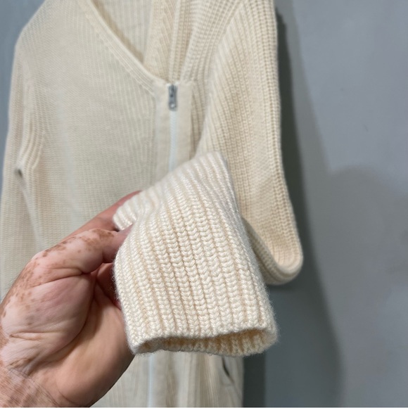 Athleta Wool Stowe Knit Moto Zip Jacket - Picture 4 of 10